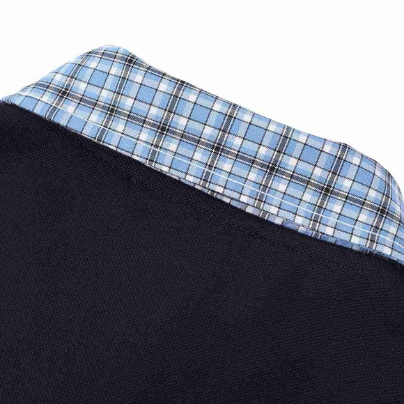 Miu Miu Women's Navy Blue Polo Collar Short-Sleeve T-Shirt - Picture 5 of 7